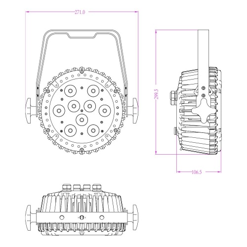 Involight LED PAR95W фото 4